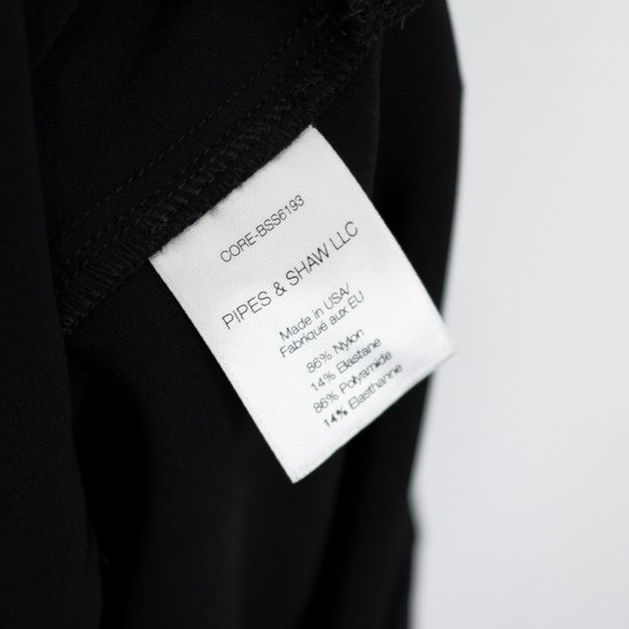 Veronica Beard Zip Back Scuba Pants Black Ankle Cropped Capsule Minimalist F11 - Picture 8 of 8